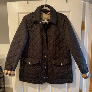 VINTAGE BURBERRY QUILTED CHECK JACKET WOMENS